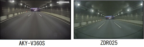 トンネルの映像